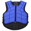 Kids Equestrian Vest Foam Padded   Horse Riding Protective Gr Body Protector Blue