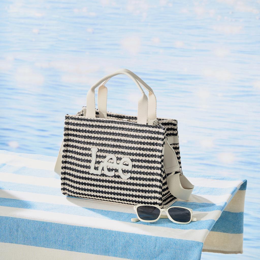 New Lee Straw Woven Shoulder Bag, Crossbody Bag, Handbag Regular Women's Multicolor LE250124M