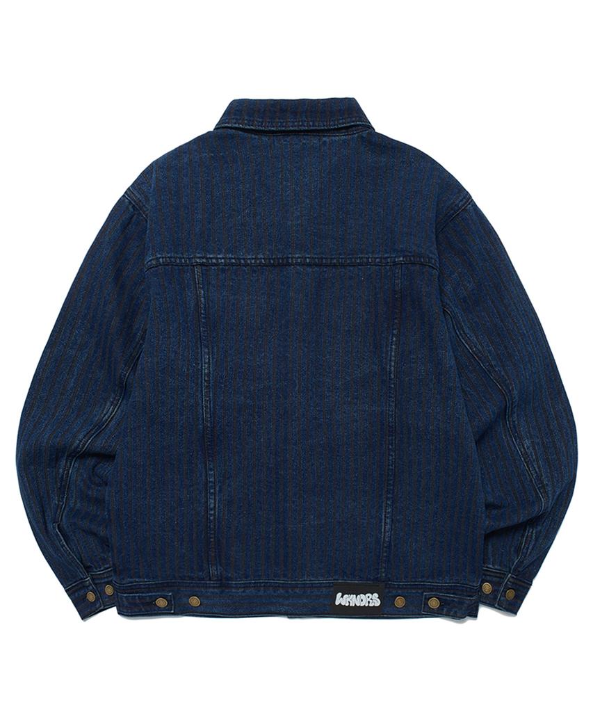 Wkndrs Stripe Trucker Jk (Denim)