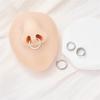 F136 Titanium Nose Ring Ear Septum Hoops Clicker Daith Tragus Cartilage Helix Round Earring Piercing Body Jewelry