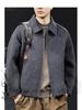 Men's American Style Heavyweight Wool Cashmere Jacket - Double-faced, Thickened, High-end, Plus Size Casual Outerwear for 2025.