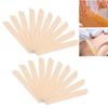 20pcs Quadrangle Shape Wooden Wax Sticks Wax Spatulas Applicator Hair Removal Tool