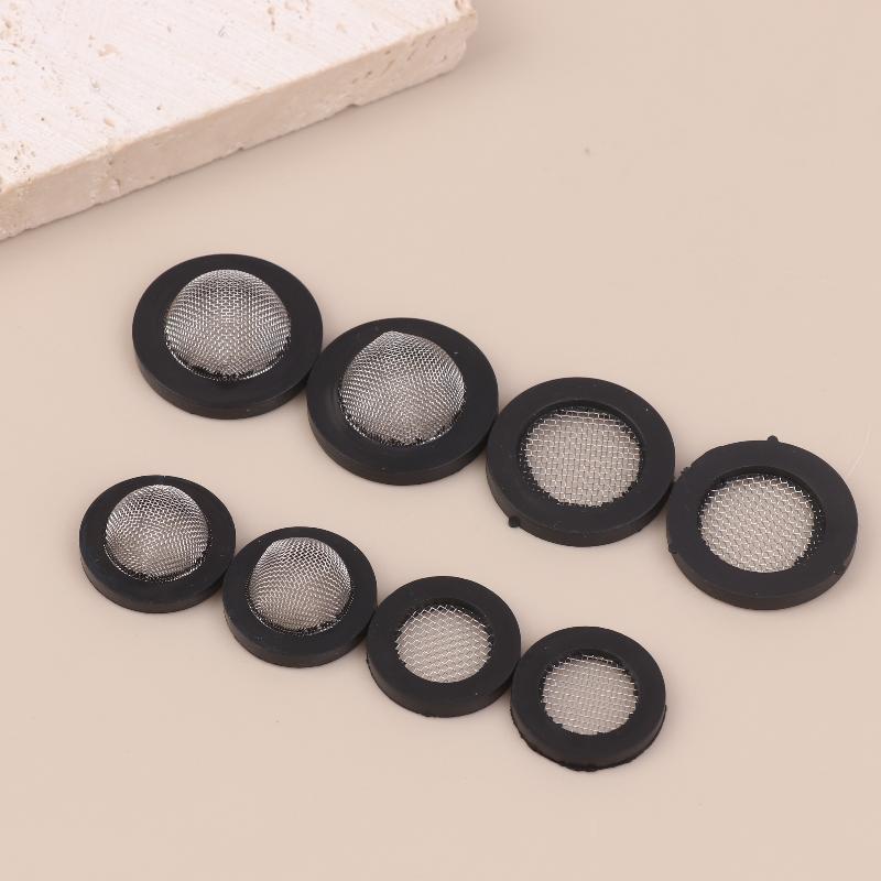 10Pcs O-Ring Seal Hose Gasket Rubber Faucets Filter Pads Shower Hose Filter High Temperature Resistant Faucet Strainer Tools