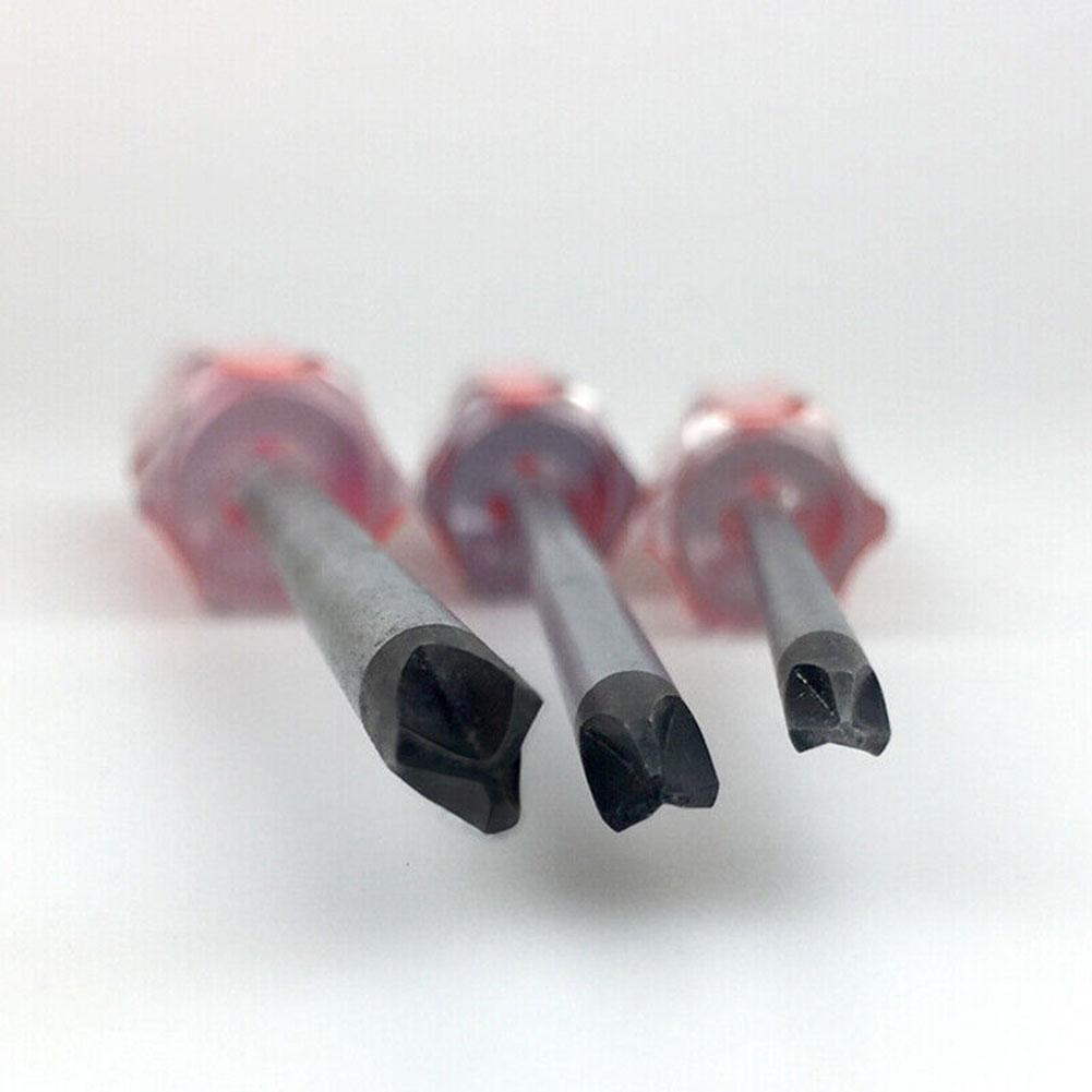 4pcs Y-shaped Screwdriver Chrome Vanadium Steel Nonslip