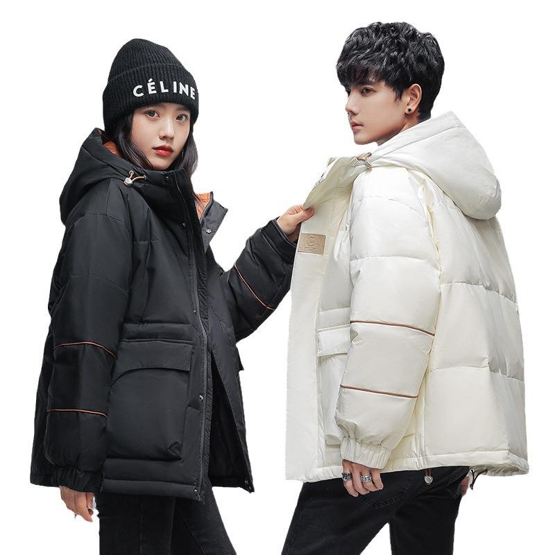 Winter New Casual High-quality Down Jacket Men's Loose Couple Short Warm Jacket for Men and Women