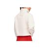 HOKA One One Ridgetop Half-Zip Fleece Color Block Stand Collar Pullover Women Tops White 1141752-EGN