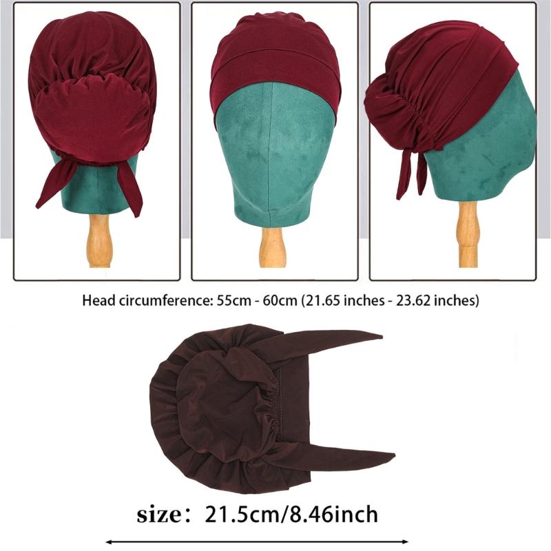 Women Headwrap Headwear Hat Hair Scarf Perfect for Festivals and Celebrations Breathable Head Cover Headscarf