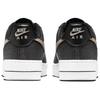 Air Force 1 Denim, Leather Skateboard Shoes Unisex Black Beige IB6642-001