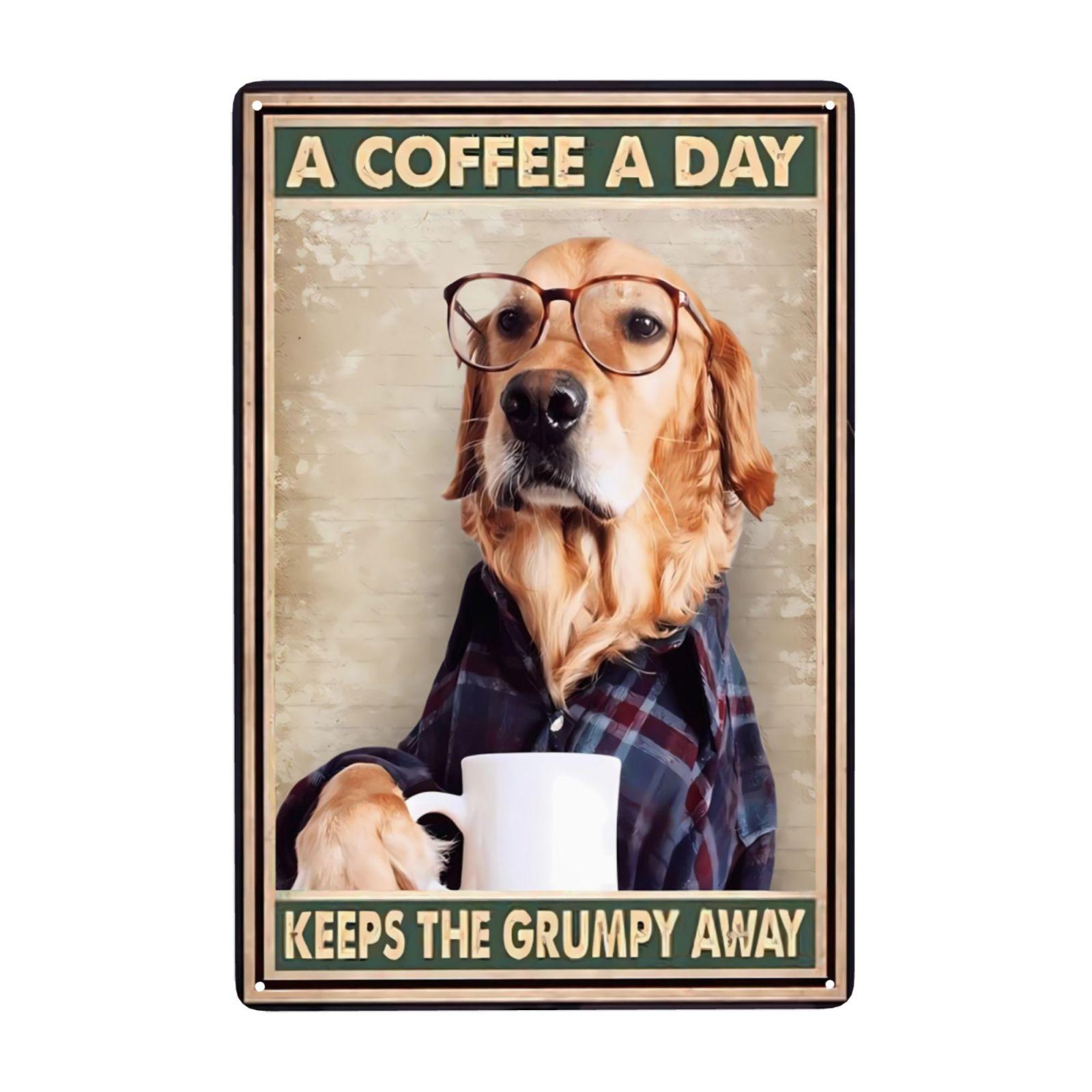 Кофейные металлические знаки Bernese Mountain Dog Coffee Co Awaken The Senses знаки винтажные знаки для домашнего кафе кухня 8x12 дюймов 20x30cm