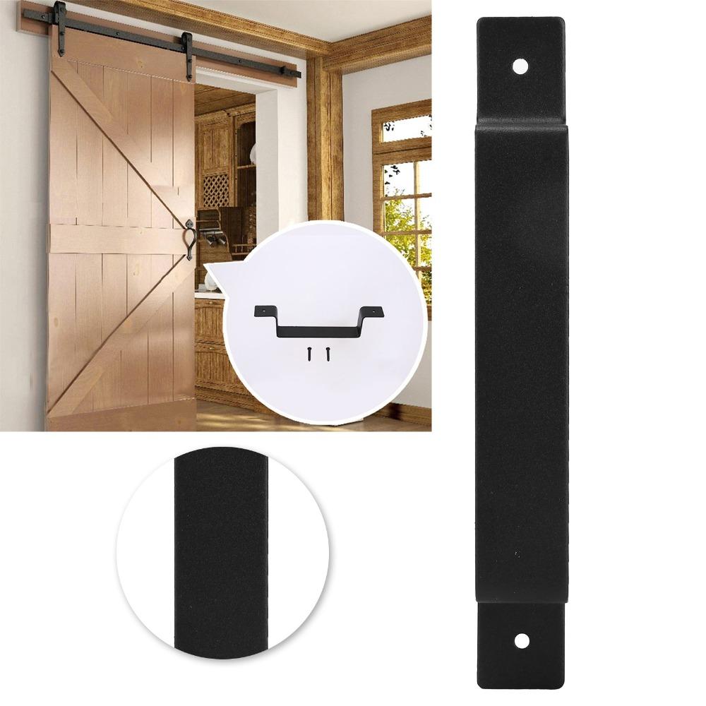 Black Door Pull Handle Easy Install Sliding Door Handle Modern Barn Door Handle  Closet