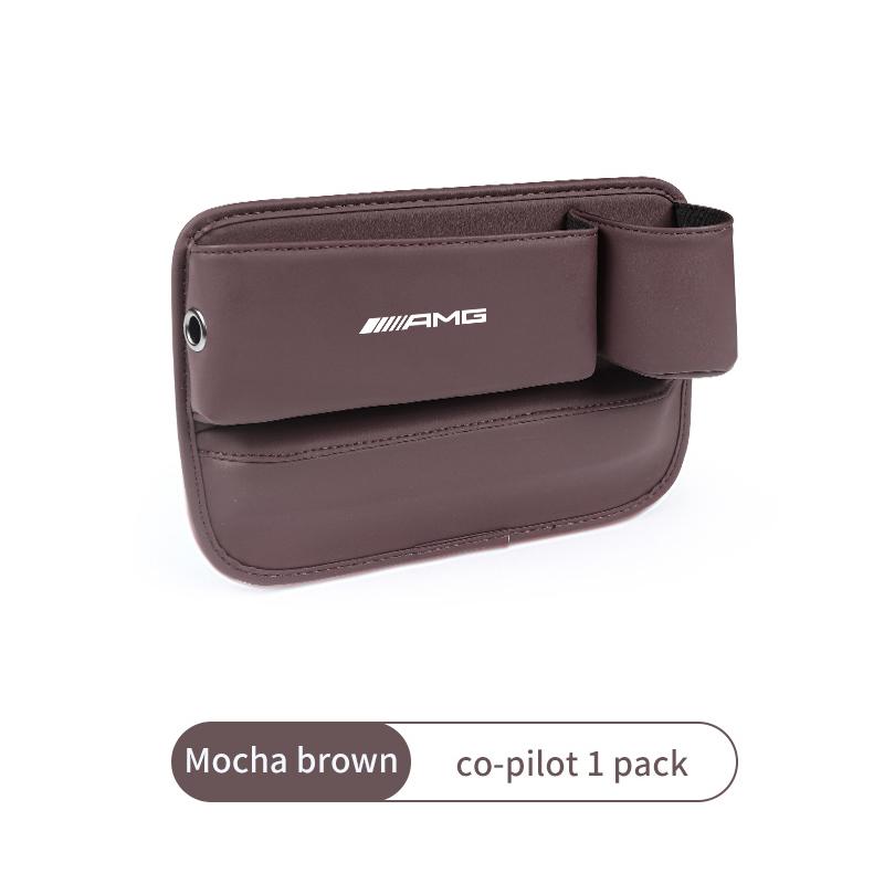 Car Seat Gap Organizer Storage Box Key Card Cup Phone Holder For AMG A B C E S G Class A180 CLK CLA GLE GLC W212 C200