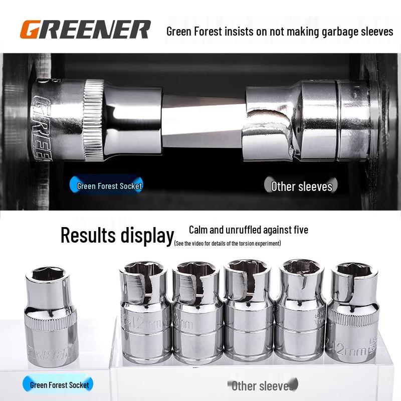 Quick Ratchet Socket Wrench Set for Car and Motorcycle Repair