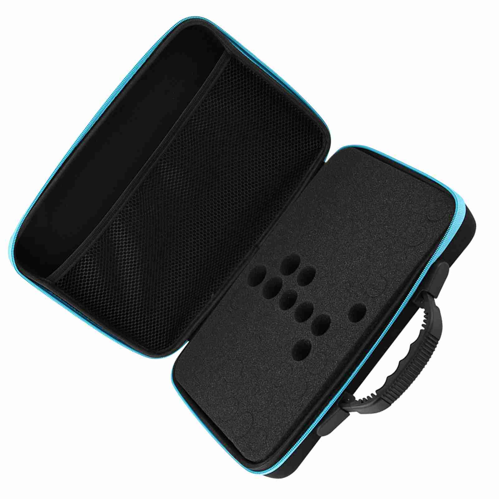 

Чехол для переноски эфирных масел, твердый чехол, 60 флаконов, подходит для флаконов 5 мл, 15 мл синий