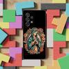 Virgin De Guadalupe For Samsung S9,S10,S20,S10,S21,S25,S24,S23,Ultra,FE,Plus,Lite,Soft Silicone Black Case