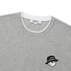 MALBON GOLF Basic Round Sweater Gray (Man)