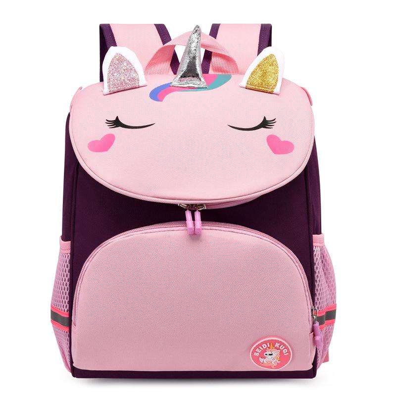 Children's schoolbag new cartoon unicorn backpack kindergarten baby cute little backpack