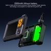 Waterproof Industrial Endoscope Type-C Rechargeable Double Lens Borescope Inspection Camera with 4.3in IPS Screen 8 LEDs