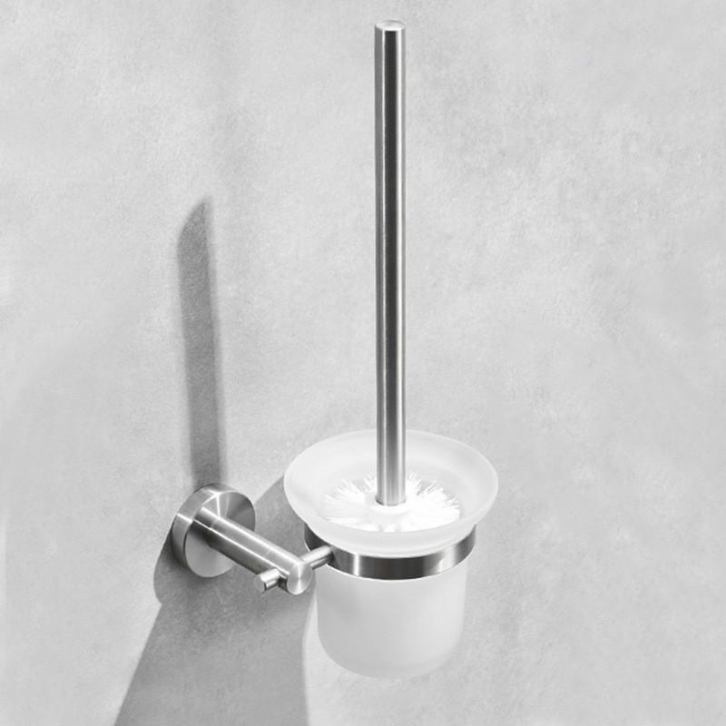 Stainless Steel Wall-Mounted Towel Rack with Storage Shelf, Punch-Free Installation