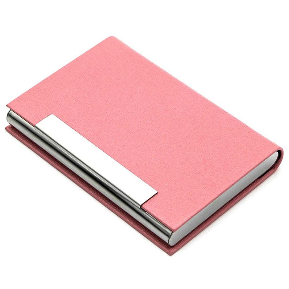 Für Ausweis Kreditkarte PU-Leder Visitenkartenhalter Namenskartenhalter Kartenetui Kartenfach