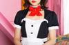 Clearstone Tokimeki Graffiti Cosplay Halloween Cat Ear Maid Black Women's