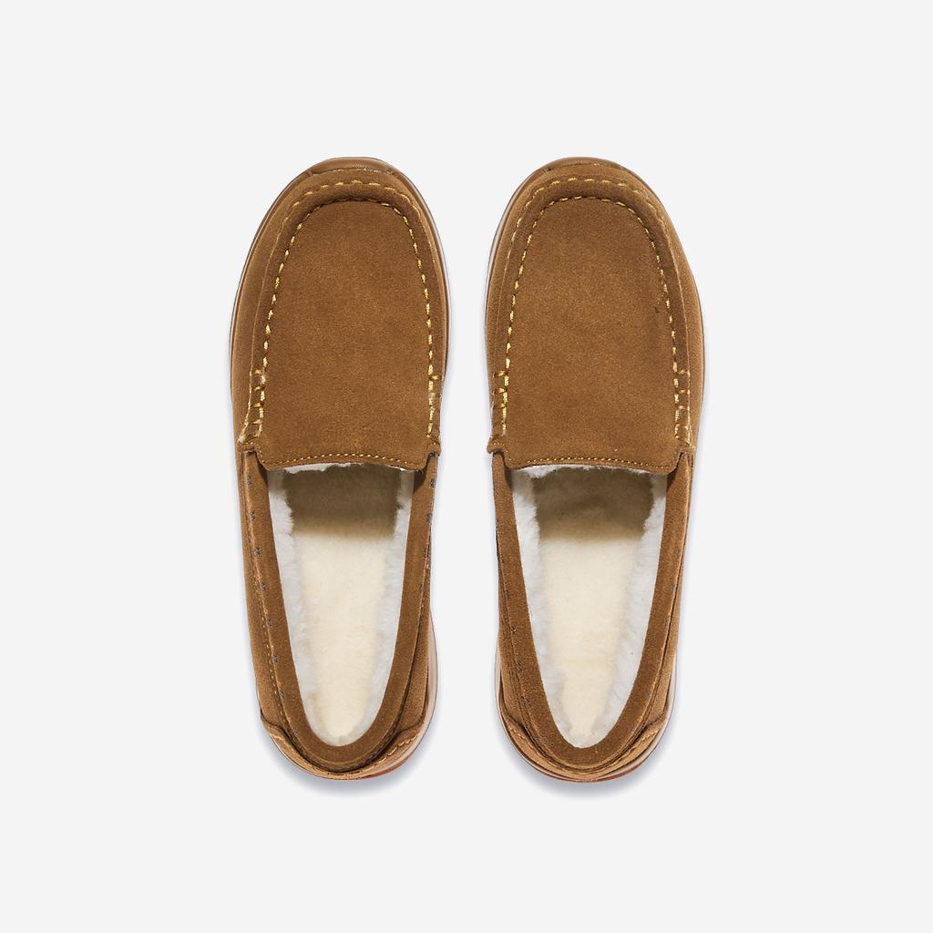 BEARPAW Mocassim Bess [K3031002RD-W] [Enviado da Coreia] 100% Autêntico