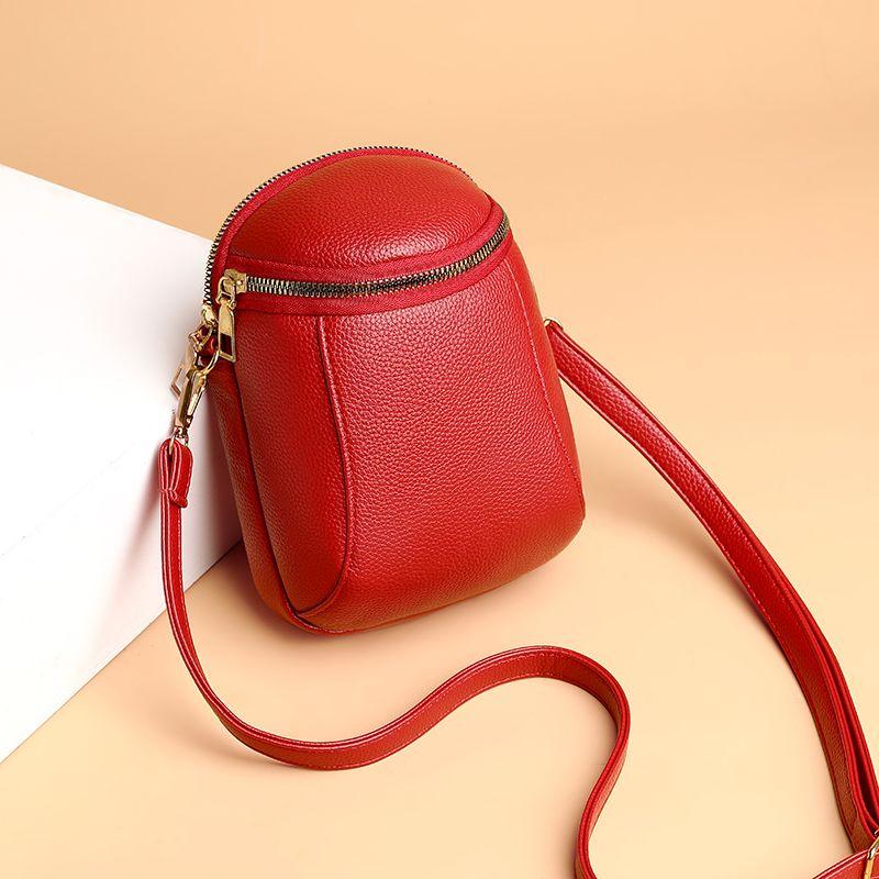 Women's Handbag Cell Phone Bag Crossbody Bag Fashion Versatile Mini Leather Texture Small Package