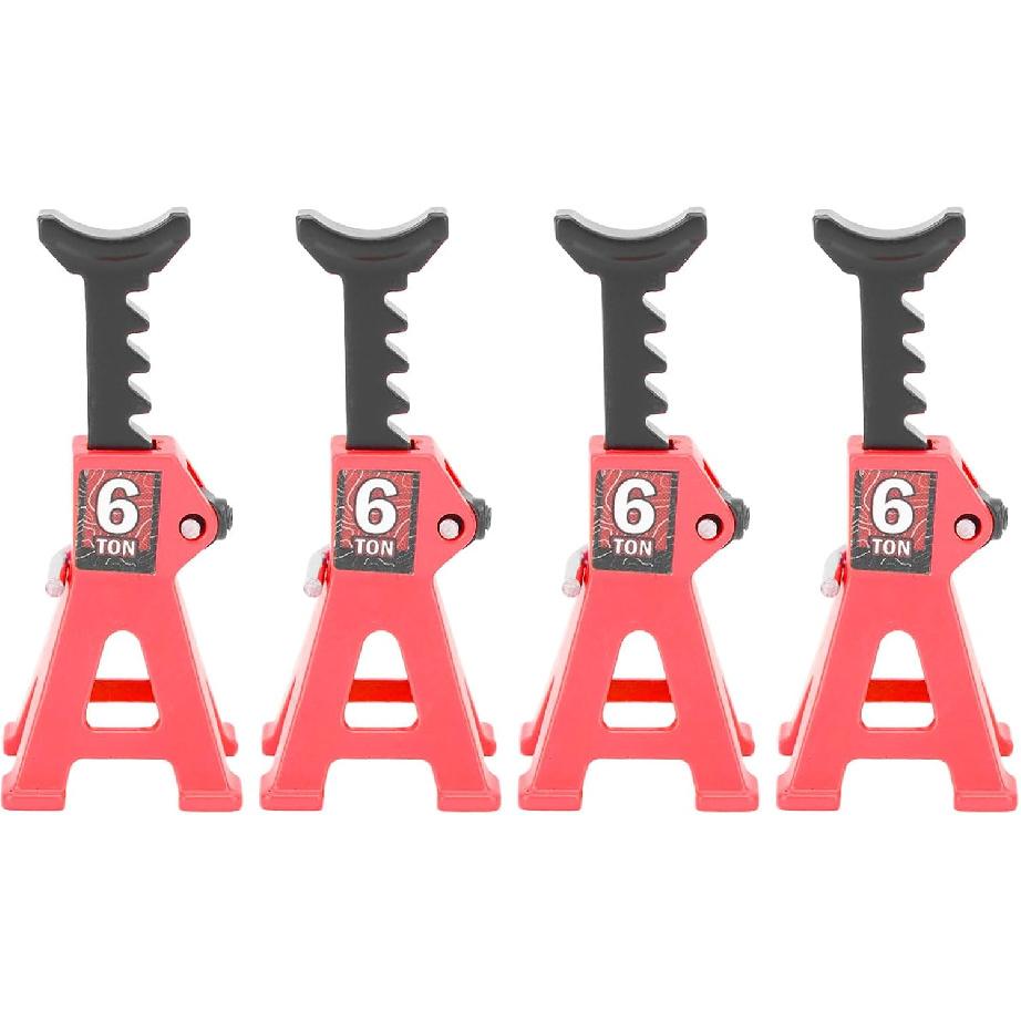 Haofy Mini Jack Stand, 4PCS RC Jack Stand Lightweight Compact Stable Performance Wide Application 1/24 for SCX24 RC Car
