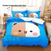kids Bubu Dudu Bubu Dudu Bedding Set Single Twin Full Queen King Size Bed Set Kids Bedroom Duvetcover Sets Anime Bed Sheet Set