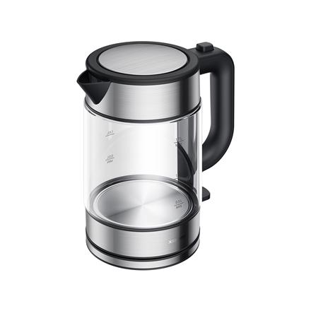 Xiaomi | Electric Glass Kettle EU | Electric | 2200 W | 1.7 L | Glass | 360° Rotational Base | Black/Stainless Steel