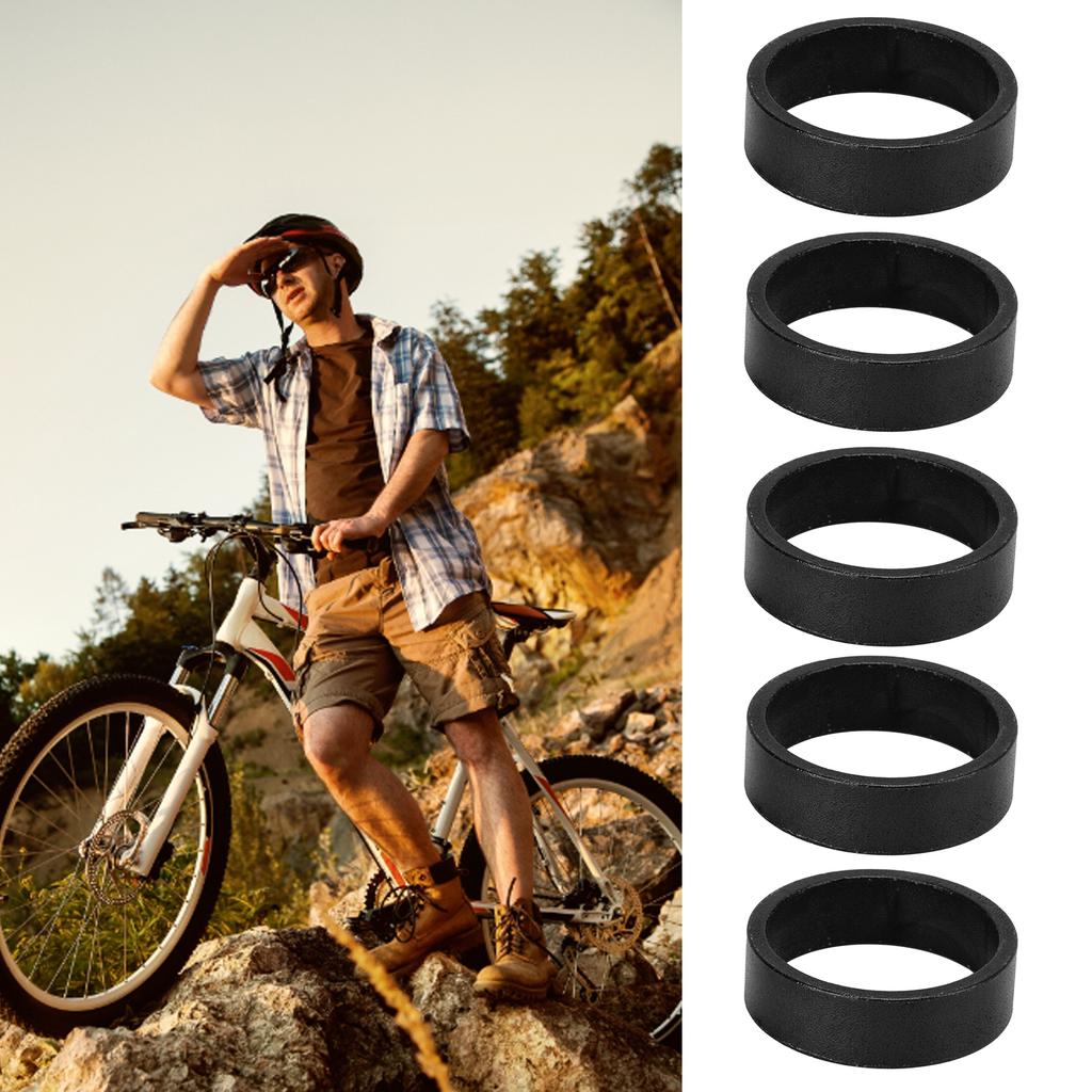 5pcsCelsiusset 10mm Bike Headset Washer Glossy     Mountain Bike Front Fork Washer