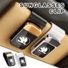 lbrgx4 Car Interior Sun Visor Eyeglasses Holder Sunglasses Clip For Skoda Fabia 1 2 Octavia a7 RS Superb Rapid Yeti Karoq Vision