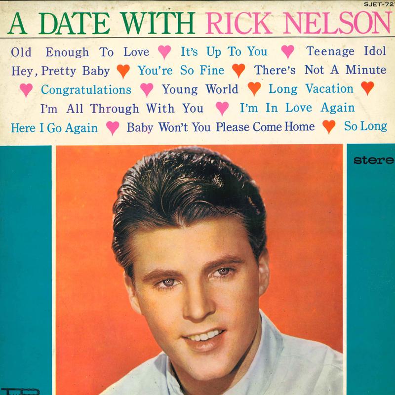 

LP Record RICKY NELSON - Date with Ricky Nelson SJET7275 IMPERIAL STEREO Japan Pop Used