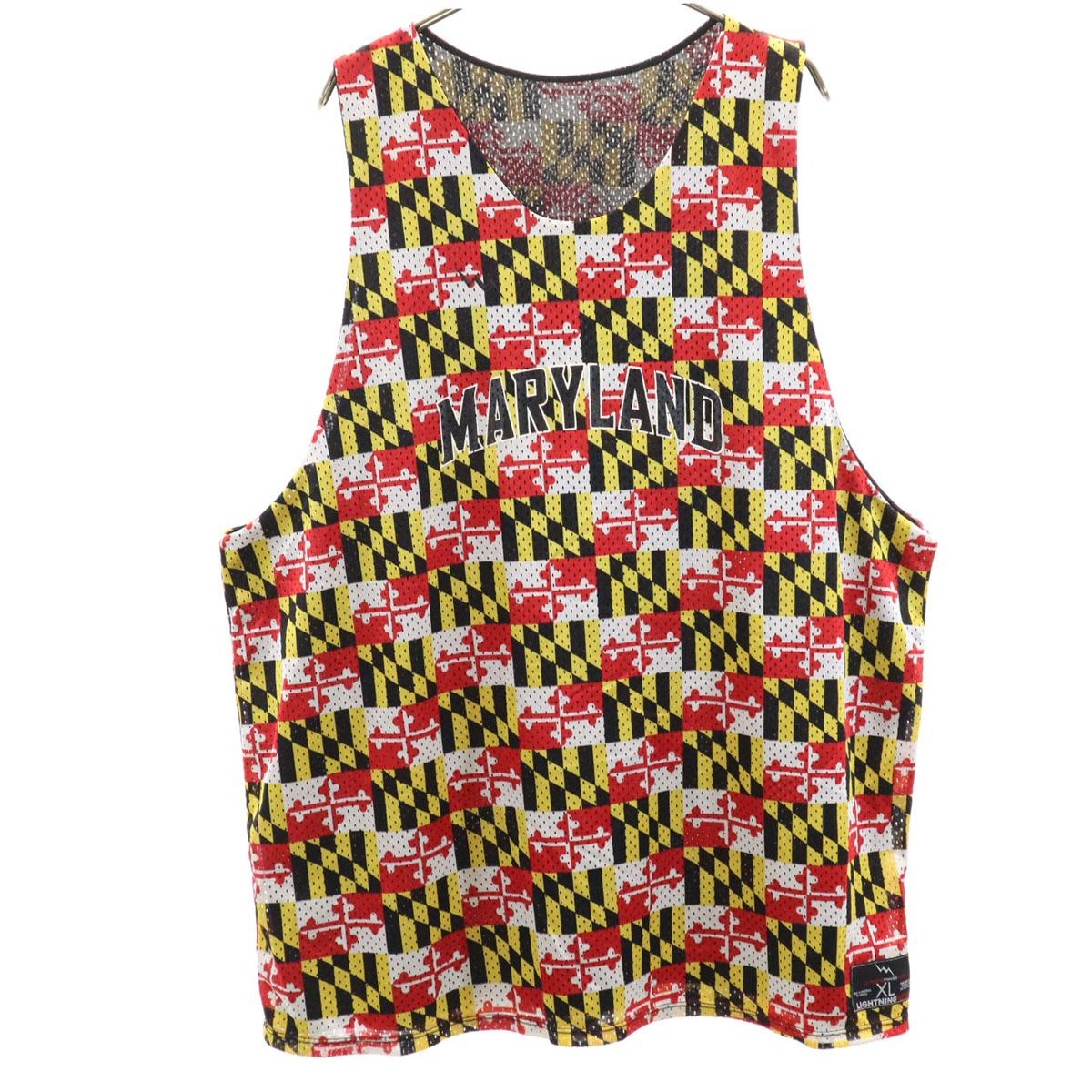 

ЛАКРОСС МАЙКИ Сделано в США Старая ручка комбинезона Без рукавов Двусторонняя Игровая майка Мужская Б/У