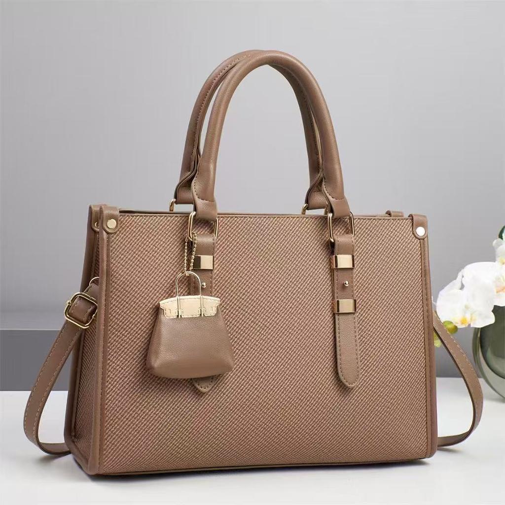 New Fashion Handbag with All Stylish Women's Shoulder Bag Macaron Crossbody Bag Canvas Bucket Bag Women