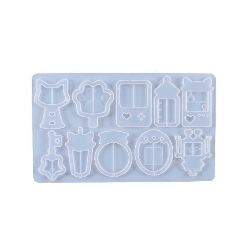 Poppy DIY Crystal Resin Mold: Cute Flowing Sand Pendant Silicone Mold, Highly Recommended