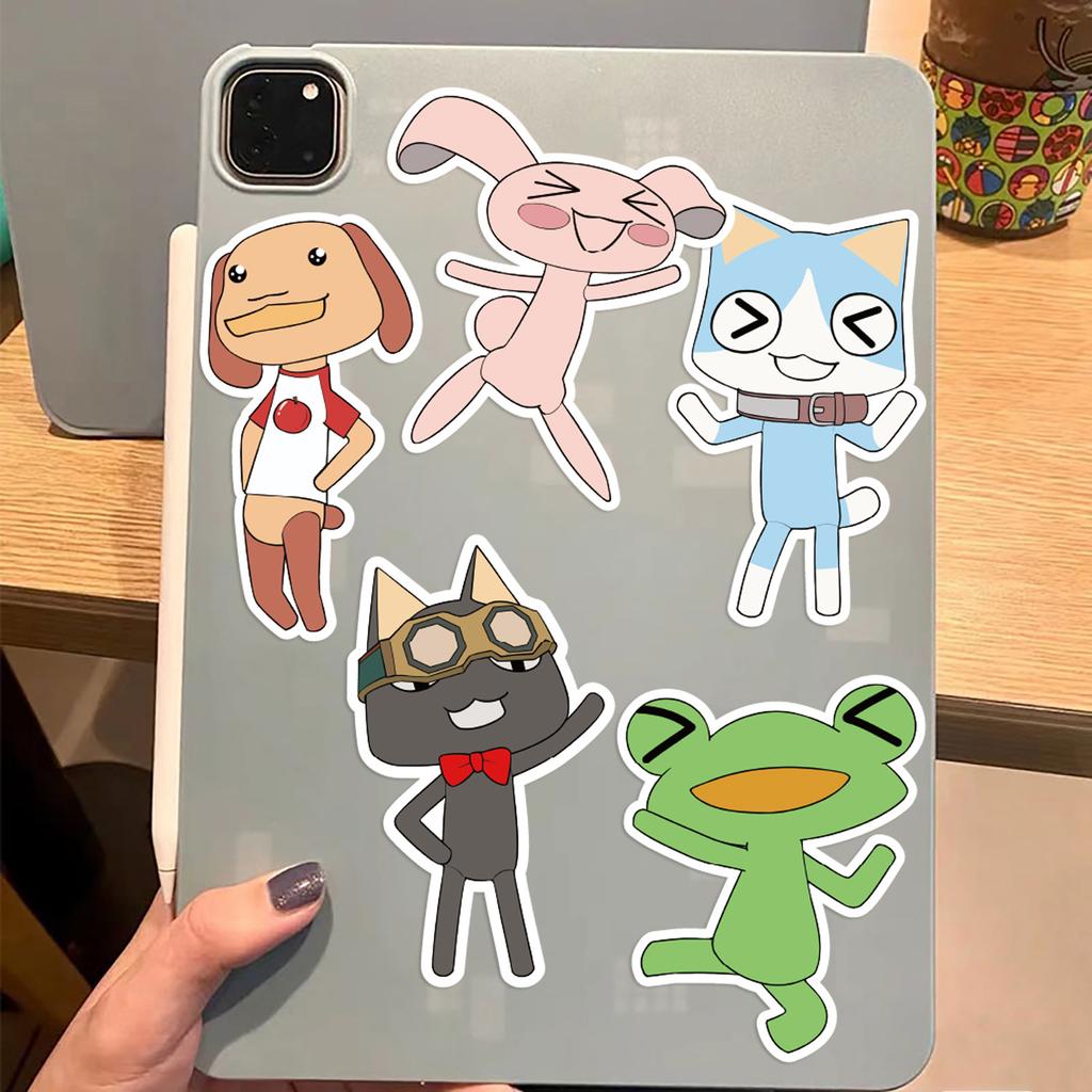 8 Cartoon Doro Cat Series Face Change Stickers Make A Face Waterproof Hand Account Stickers DIY Decorative Stickers
