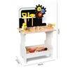 BABIBO Wooden Simulation Disassembly Nut Maintenance Tool Table Suit/children's Play Wooden Tool Table Toy