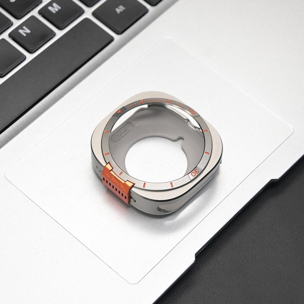 Aluminum Alloy Watch Case for Samsung Galaxy Watch Ultra 2025 2024 Screen Protection Hollow Protector for Galaxy Ultra 47mm Mens