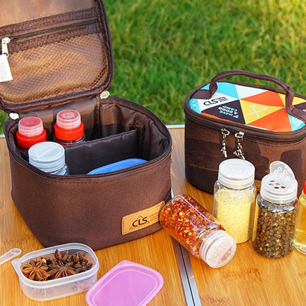 Camping Spice Bottles Portable Seasoning Kit Outdoor Barbecue Spice Jar Travel Kitchen Condiment Set For Hiking Picnic