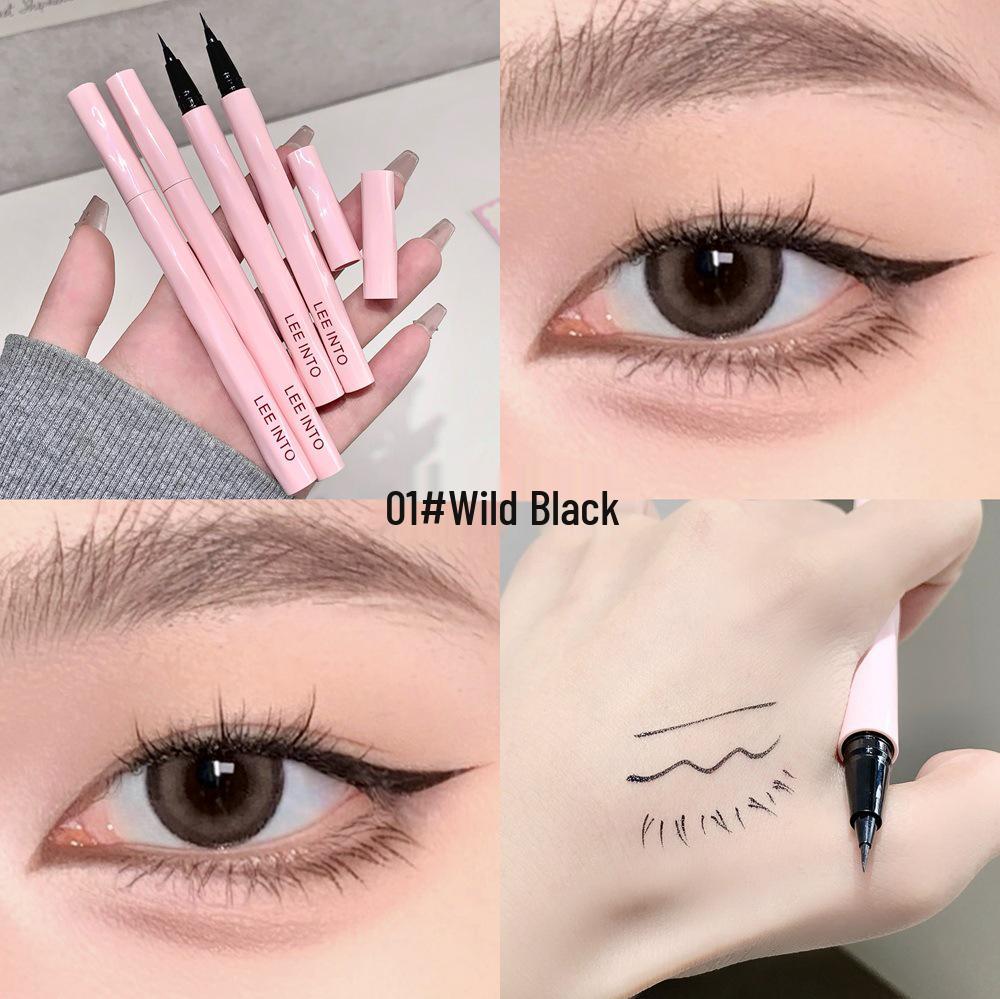 

LEEINTO Pink Tube Liquid Eyeliner: Quick-Dry, Waterproof, Sweat-Proof, Long-Lasting, Non-Smudging Eye Makeup Pen
