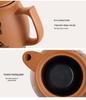 Children's Mini Ceramic Decoction Pot - 1.2L Electric Sand Pot for Traditional Chinese Medicine