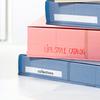 PLUS Plus Flat File A4 Vertical 2 Holes Cenovus 3 Books + 1 Replacement Cover 1 Binding String 89-288 Blue