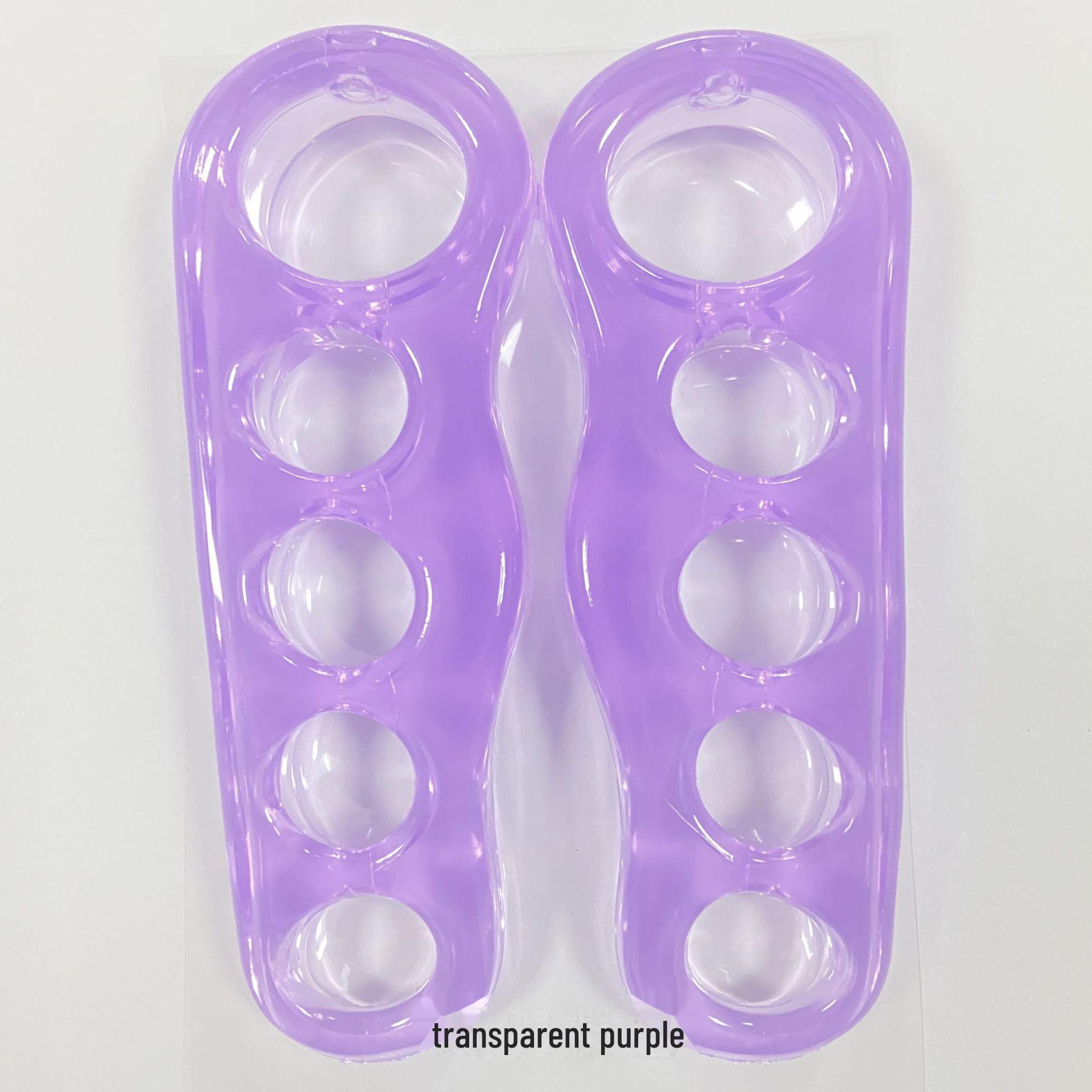 

Силиконовый гелевый разделитель пальцев ног «День и ночь» для коррекции вальгусной деформации большого пальца стопы L(No.3) фиолетовый/прозрачный