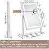 Vanity Mirror with Lights Hollywood Makeup Mirror Touch Control 3 Color Lighting Modes Dimmable Detachable 10X Magnification Mi