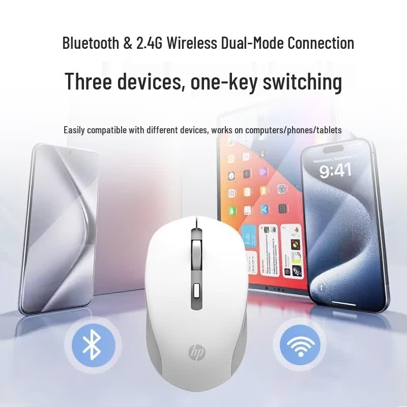 HP S1000DC Dual-Mode Rechargeable Silent Mouse