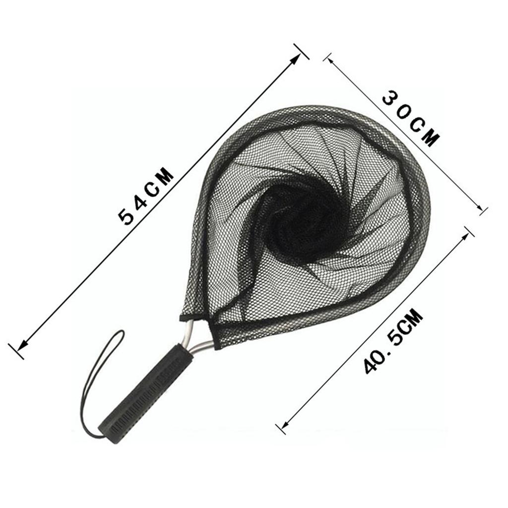 Aluminum Alloy Fishing Net Scoop with Extendable Handle Landing Fishing Landing Net for Fishing Enthusiasts