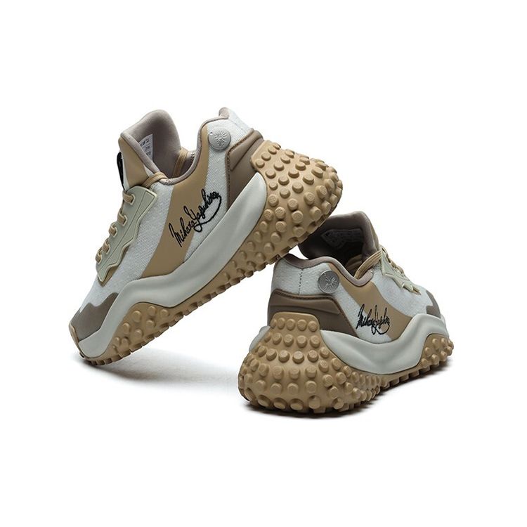 Mihara Yasuhiro X Fila 9 Fabric TPU Mesh Sports Low-Top Casual Shoes Women sneakers Brown White F12W124138FSS