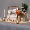 Vielseitige 12 Stück Elegante Goldene Kerzenhalter Teelichthalter Für Hochzeiten, Probeessen