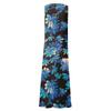 Women's Summer Casual Round Neck Printed Sleeveless Dress With Pockets