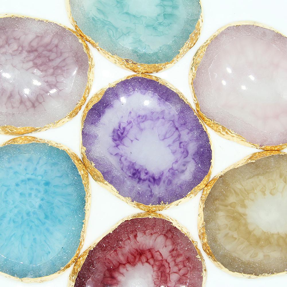 Yousheng Resin Nail Art Gel Polish Color Palette Display Board Holder Plate Manicure Tool